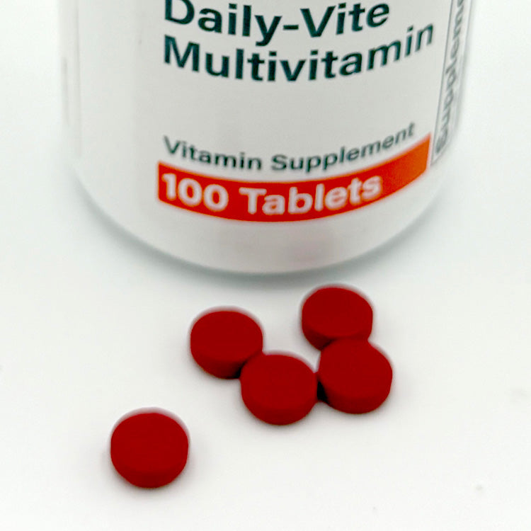 100ct Rugby Daily-Vite Multivitamins
