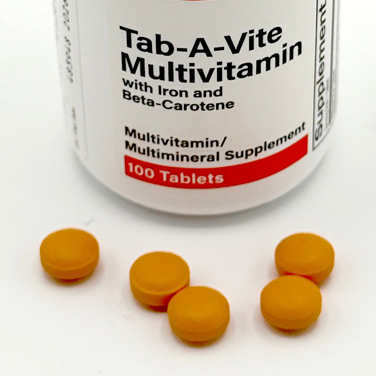 100ct Rugby Daily Vitamin w/Iron & Beta Carotene