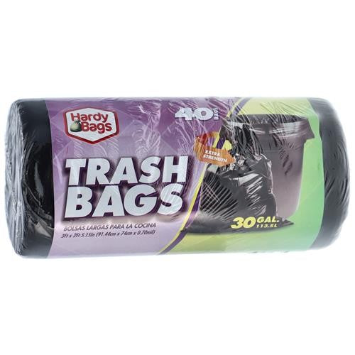 30 Gallon Trash Bag Roll - 40 Count