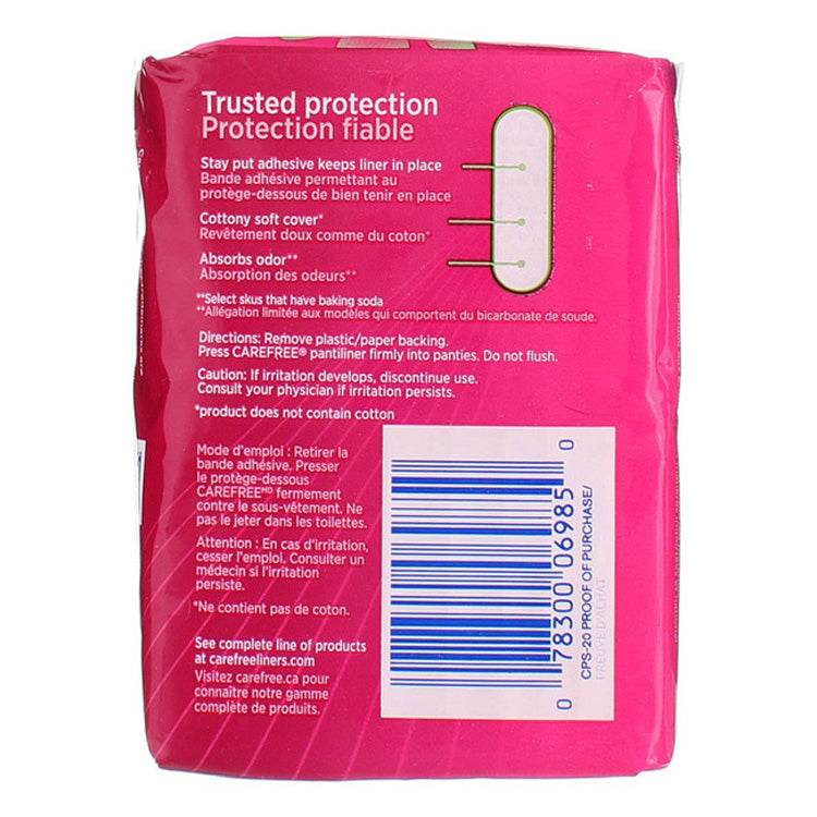 20ct Carefree Original Panty Liner