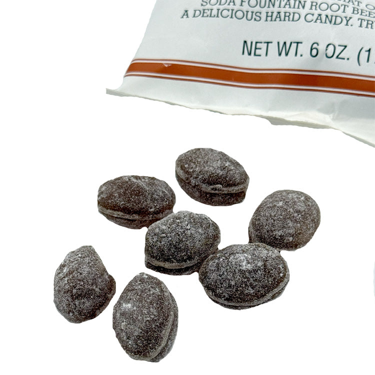 Claeys Old Fashioned Root Beer Hard Candy - 6 oz Bag
