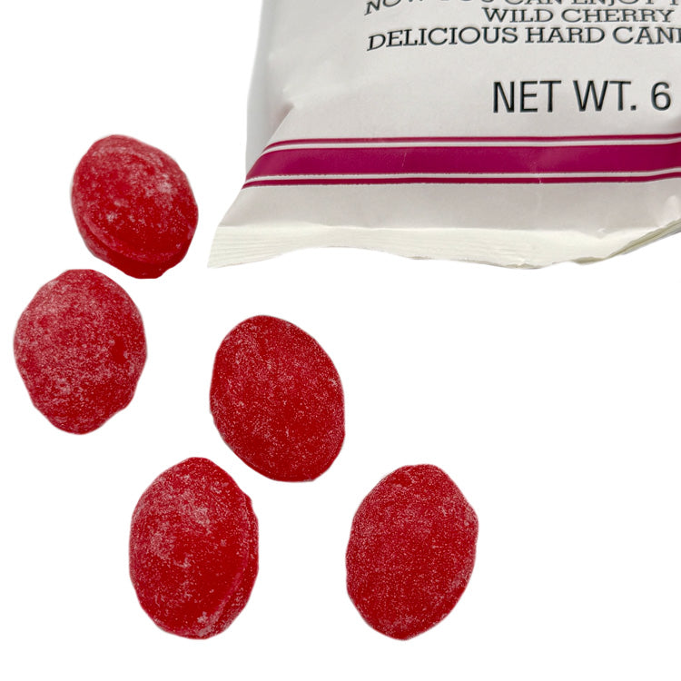 Claeys Old Fashioned Wild Cherry Hard Candy - 6 oz Bag