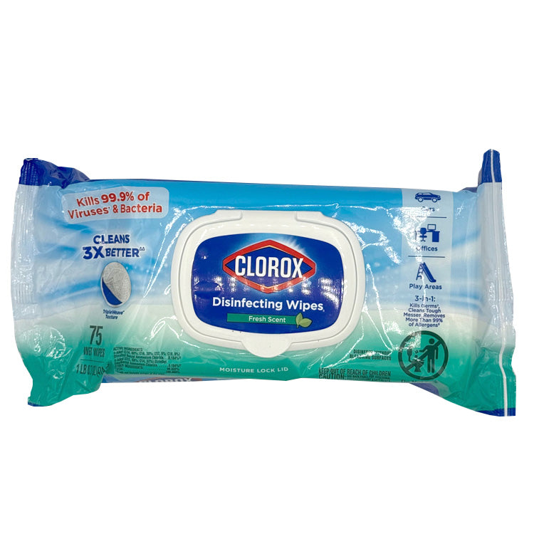 75ct Clorox Disinfecting Wipes Fresh Scent Pop-up