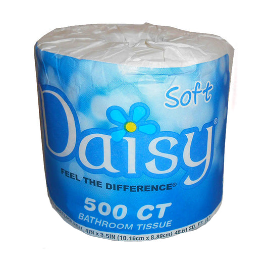 Daisy Single Roll 2 Ply Toilet Paper (500 sheet)