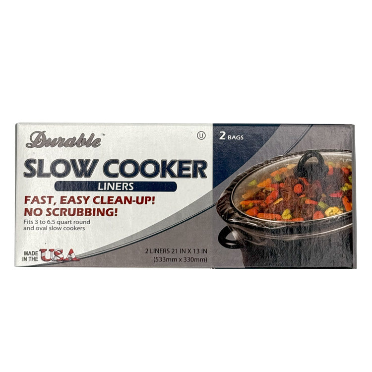 Durable Slow Cooker Liners - 21" x 13" (2 Count)