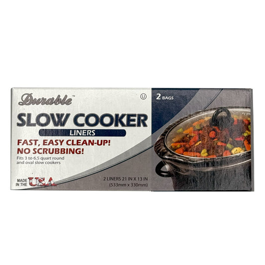 Durable Slow Cooker Liners - 21" x 13" (2 Count)