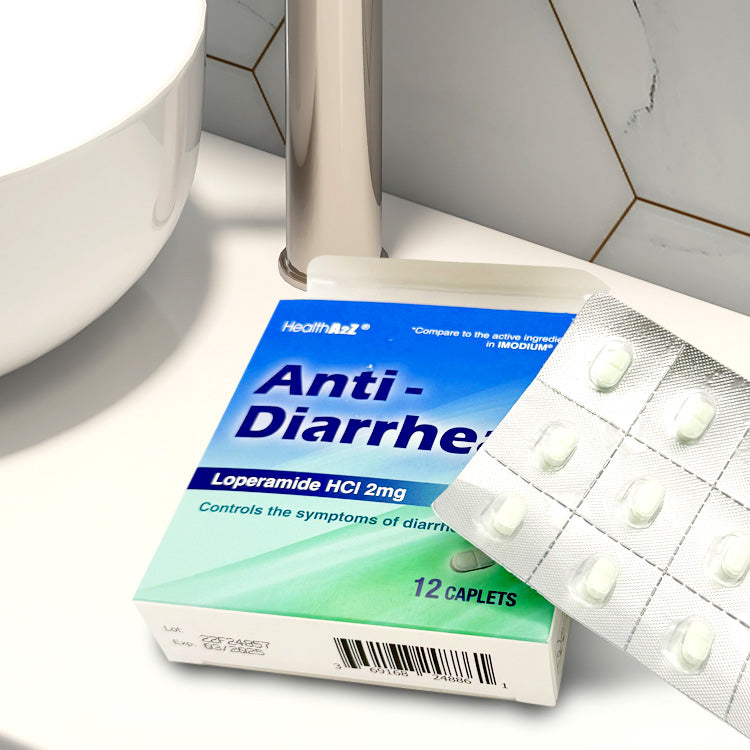 A2Z Anti-Diarrheal Loperamide (12 Caplets)