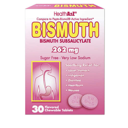 A2Z Pink Bismuth (12 Chewable Tablets)