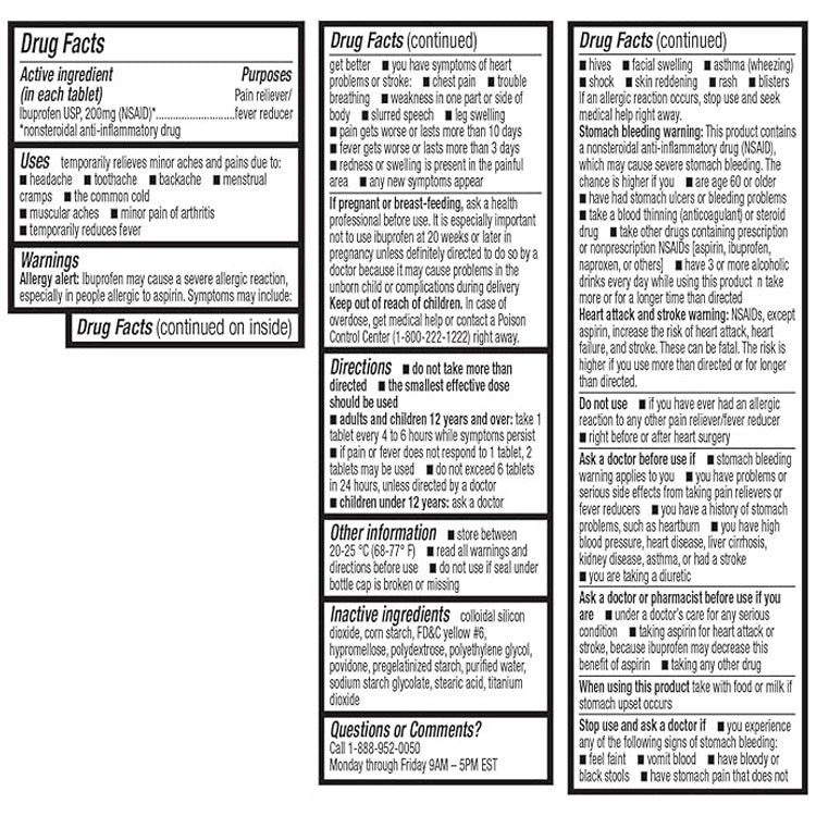 A2Z 200 mg Ibuprofen (30 Tablets)