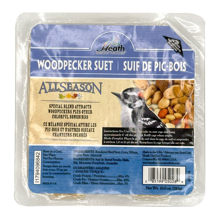 Heath Suet Woodpecker Blend - 11.25 Ounce