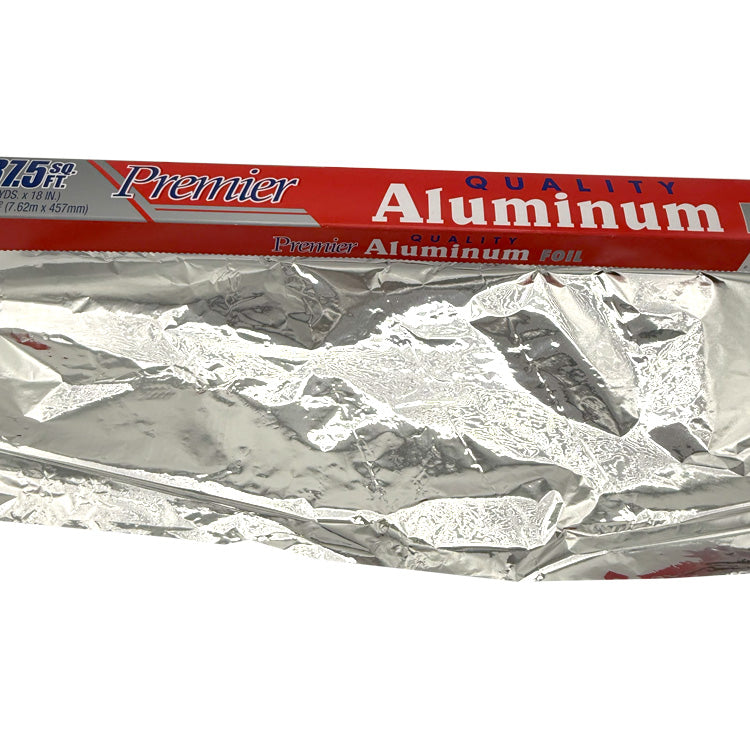Premier Heavy Duty Aluminum Foil - 18" x 37.5 sq. ft.