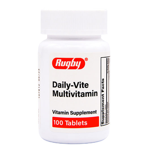100ct Rugby Daily-Vite Multivitamins