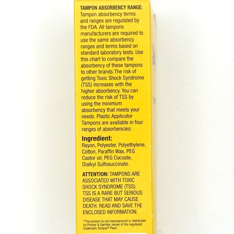 Safe & Soft Regular Tampons - 8 Count