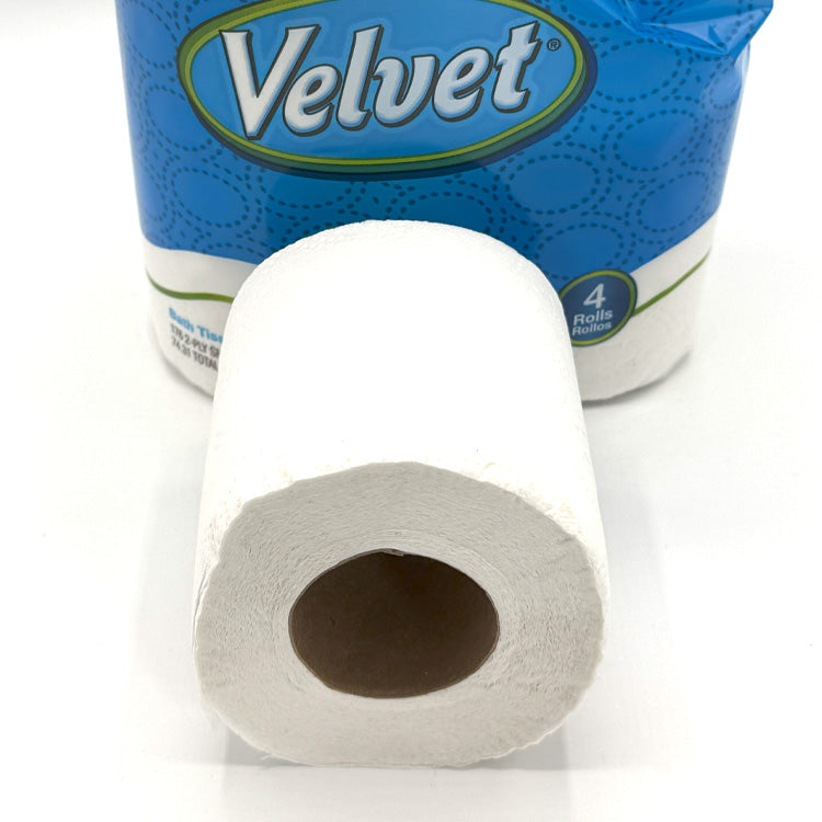 Velvet 2-Ply Toilet Paper (4 Rolls)