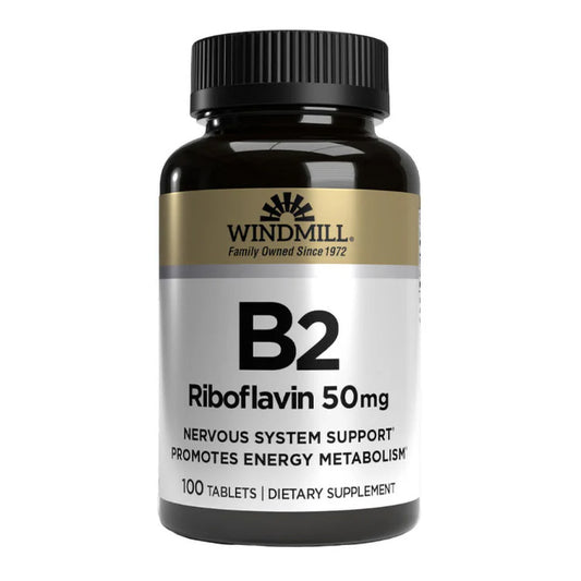100ct Windmill VIT B-2 TABS 50 MG