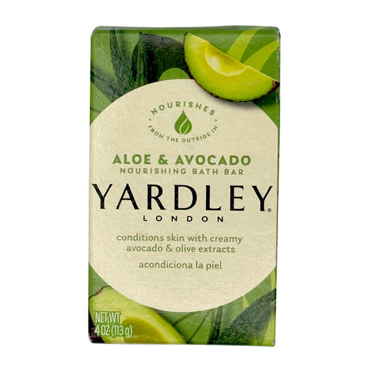 4oz Yardley London Nourishing Bath Soap Bar Aloe & Avocado